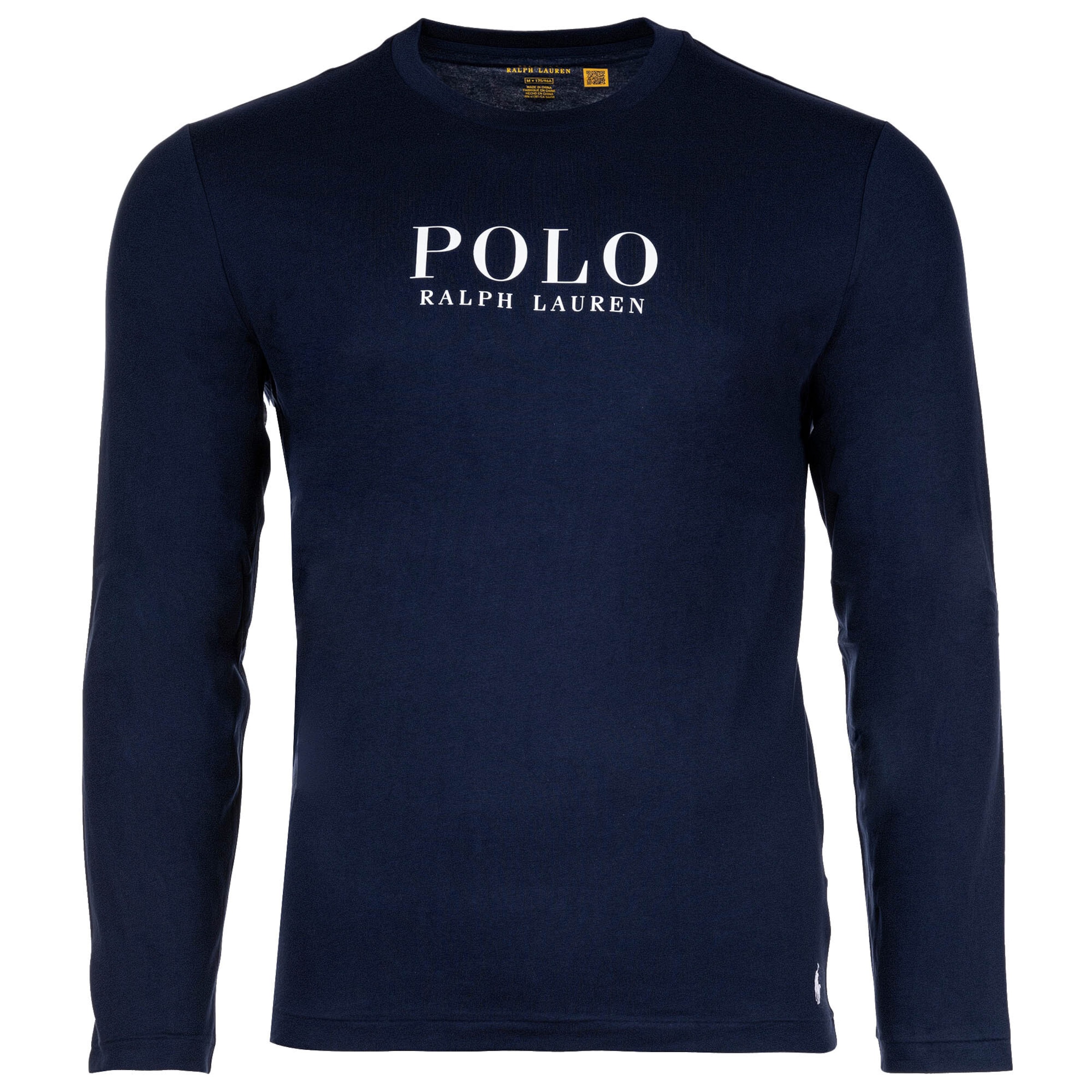 Polo Ralph Lauren Pitkä pyjama värissä sininen: etupuoli