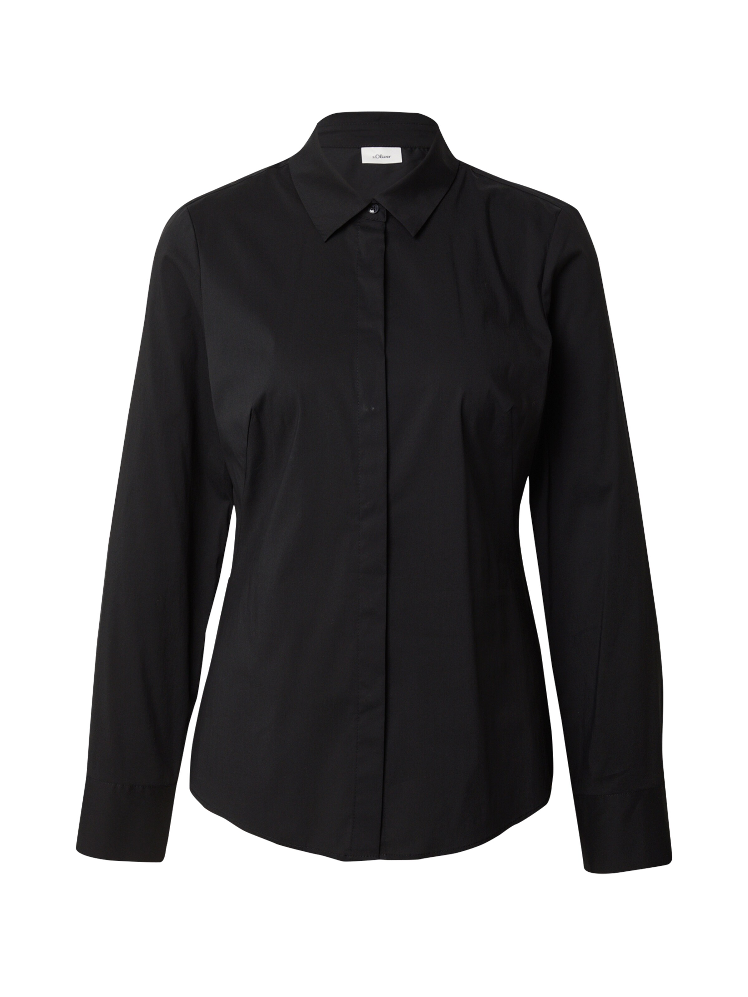 s.Oliver BLACK LABEL Bluse in Schwarz: Vorderseite