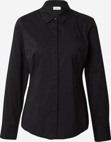 s.Oliver BLACK LABEL Blus i svart: framsida