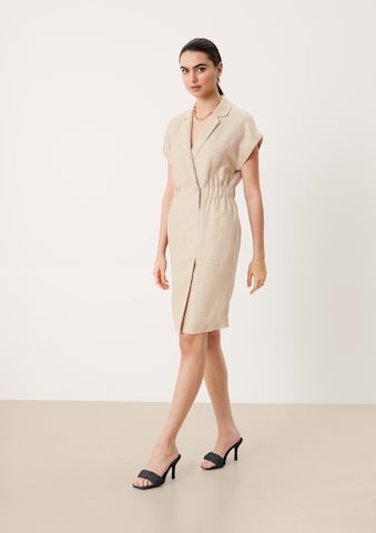 s.Oliver BLACK LABEL Shirt dress in Beige