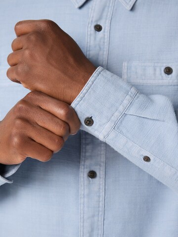 mėlyna Next Standartinis modelis Marškiniai