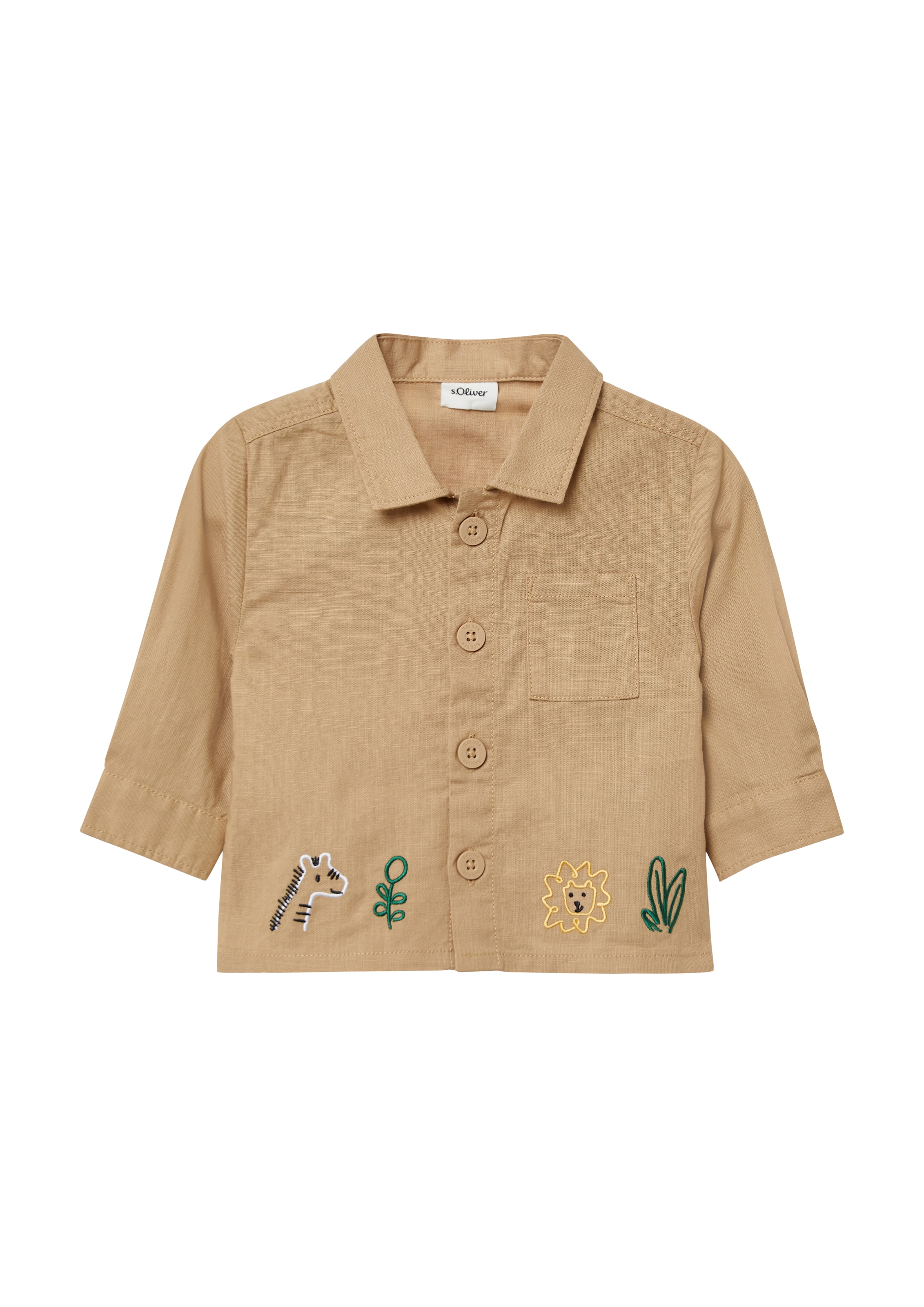 s.Oliver Tussenjas in Bruin: voorkant