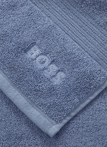 BOSS Home Towel in Blue: front