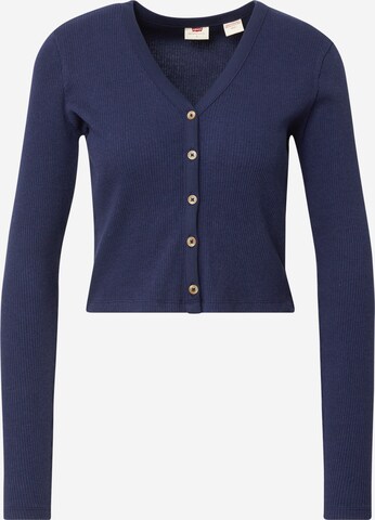 LEVI'S Knit Cardigan in Blue: front