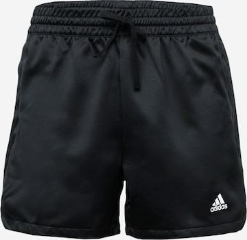 ADIDAS SPORTSWEAR Normální Sportovní kalhoty 'Satin' – černá: přední strana