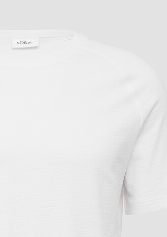 T-Shirt s.Oliver en blanc