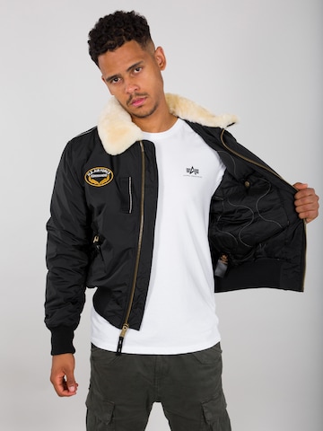 ALPHA INDUSTRIES Winterjas ' Injector III Air Force ' in Zwart