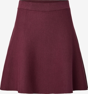 YAS Skirt in Brown: front