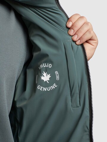 khujo Winter Jacket 'Percy Matt' in Green