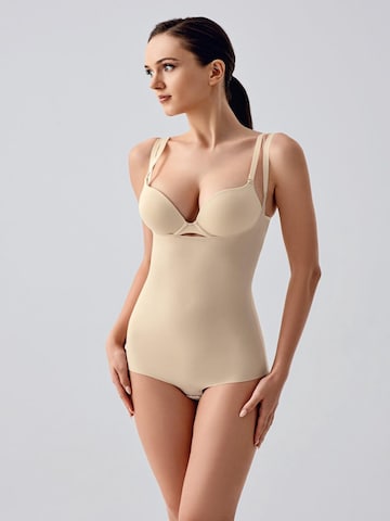 C&City Shaping bodysuit in Beige: front