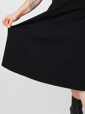 Lauren Ralph Lauren Plus Obleka | črna barva
