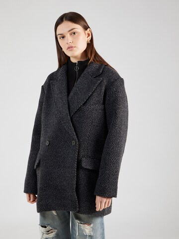 WEEKDAY Between-seasons coat 'Carla' in Grey: front