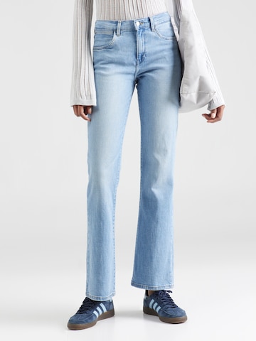 Bootcut Jeans de la WRANGLER pe albastru: față