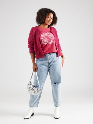 ONLY Carmakoma T-Shirt 'CARBonnie' in Pink