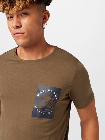 Matinique T-shirt 'Jermane' i brun