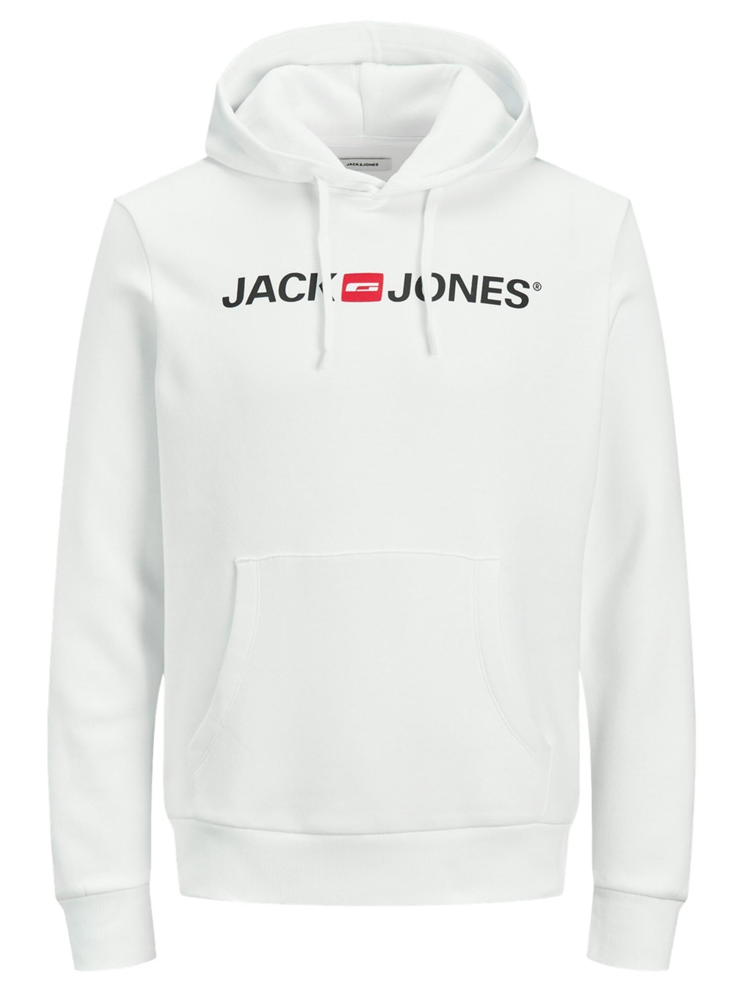 JACK & JONES Sweatshirt 'Corp' in White, Item view