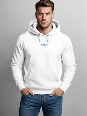 Neverless Sweatshirt 'Blumen' in White