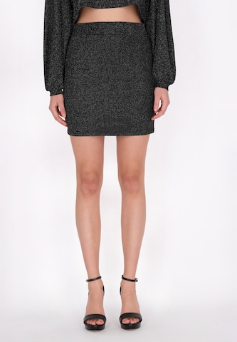 myMo at night - Falda en negro: frente