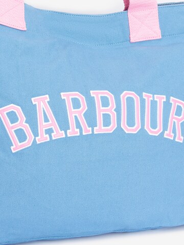 Cabas Barbour en bleu