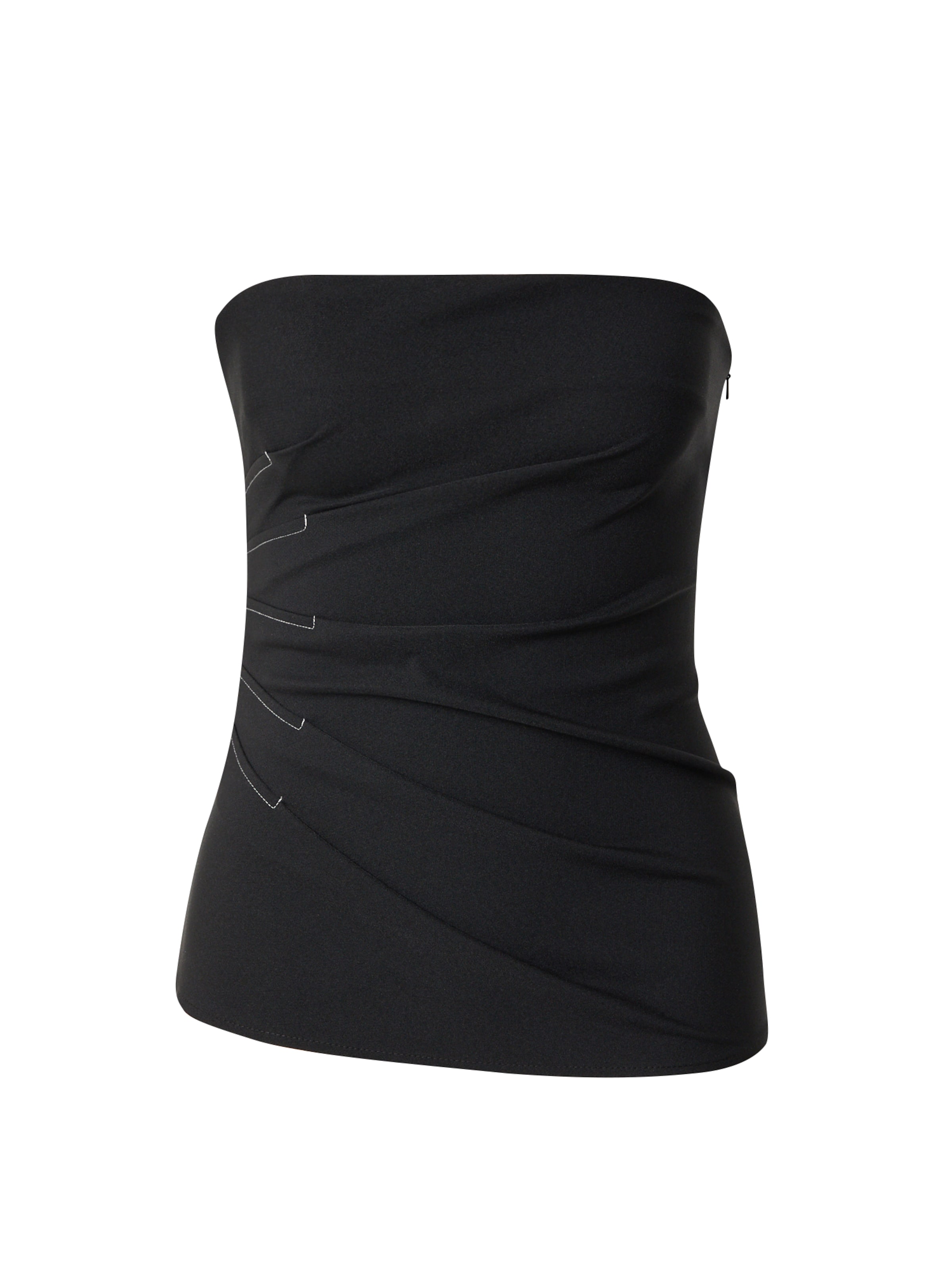 Top de la TOPSHOP pe negru: față