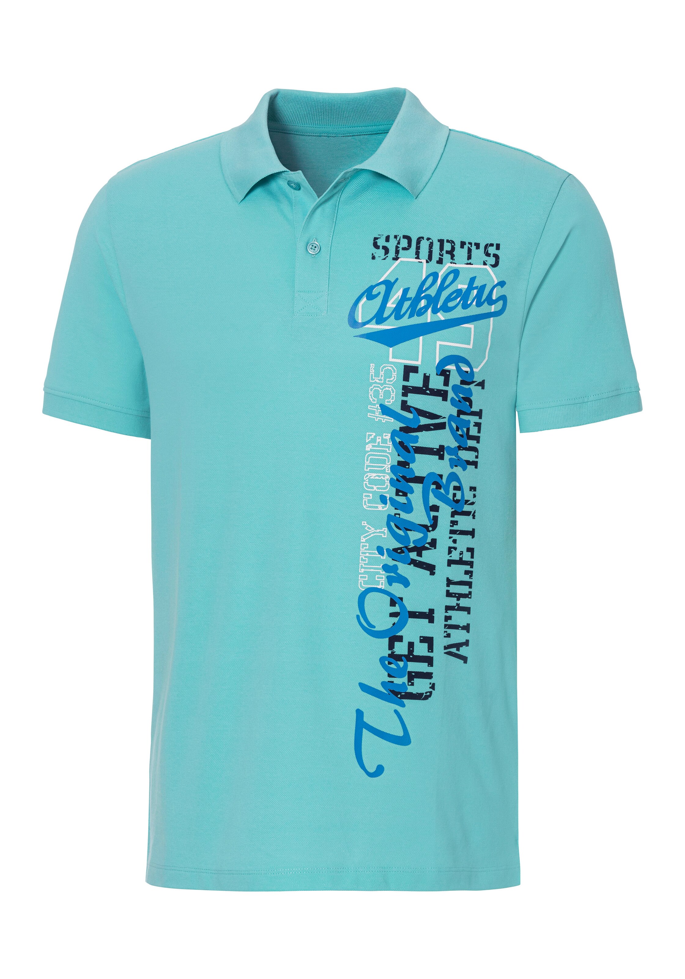 JOHN DEVIN Shirt in Blauw: voorkant