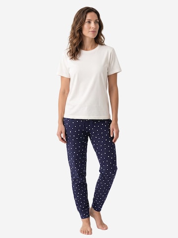 SCHIESSER Pajama 'Mix & Relax' in Blue