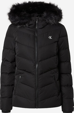 Calvin Klein Jeans Kurtka zimowa w kolorze czarny: przód