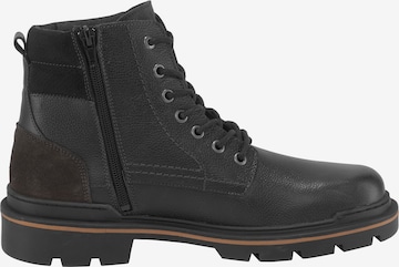 PANTOFOLA D'ORO Lace-Up Boots 'Pontida' in Grey