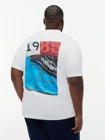 T-Shirt TOMMY HILFIGER en blanc : devant