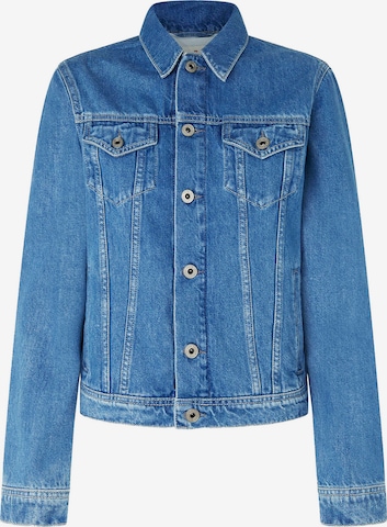 Pepe Jeans Between-Season Jacket 'ROSE' in Blue: front
