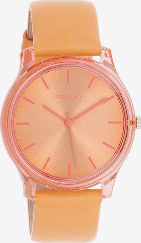 OOZOO Analog Watch in Orange: front