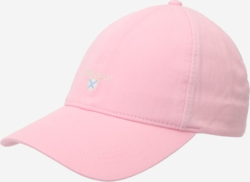 Barbour Cap 'Cascade' in Pink: front