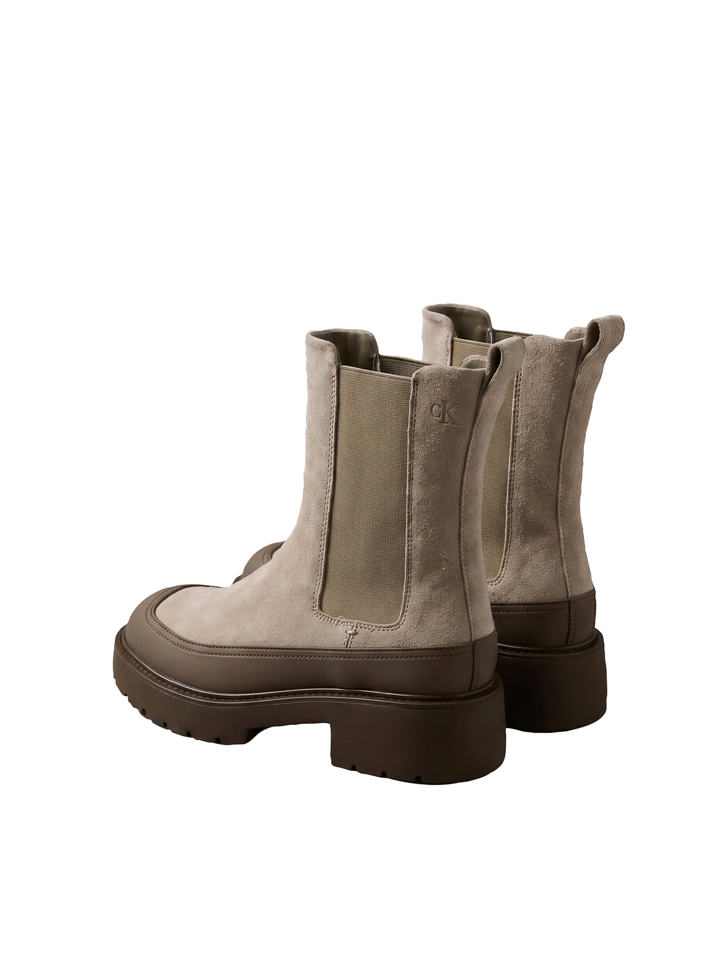 Calvin Klein Chelsea boots in Beige