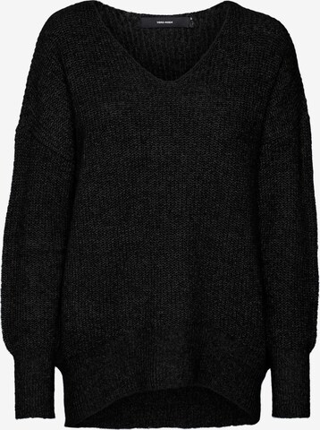 VERO MODA Sweter 'MILI' w kolorze czarny: przód