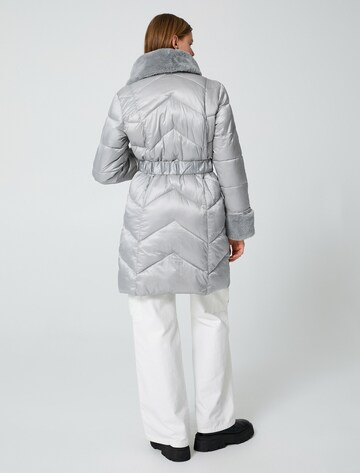 Koton Between-Seasons Coat 'Anorak' in Silver