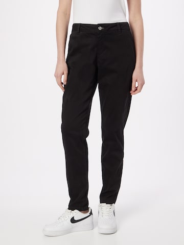 Regular Pantalon chino TAIFUN en noir : devant