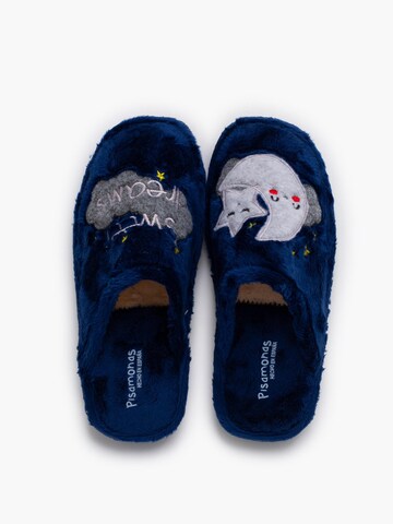 Pisamonas - Zapatillas de casa en azul