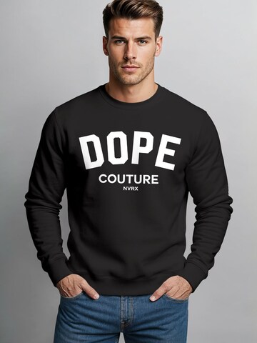 Neverless Sweatshirt 'Dope Couture' in Black: front