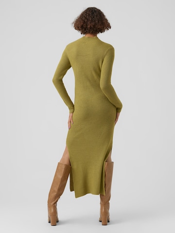 Vero Moda Collab Knitted dress 'Kae' in Green