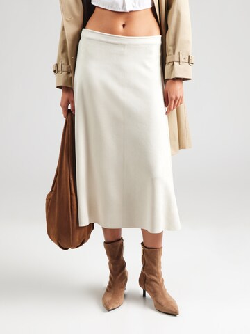 MORE & MORE - Falda en beige: frente