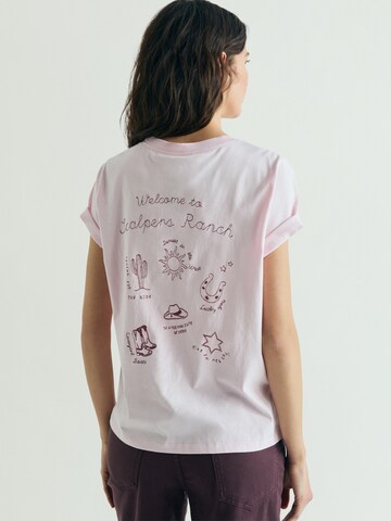 Scalpers Cowboy Tee ' ' in Pink