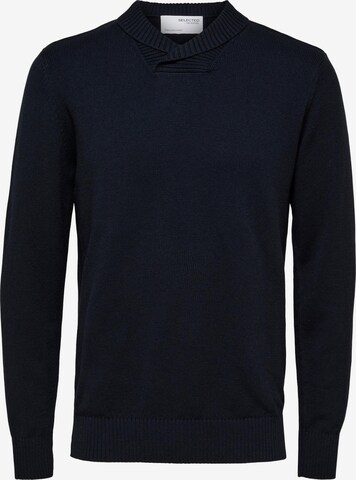 SELECTED HOMME Pullover 'Hans' i blå: forside