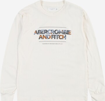 balta Abercrombie & Fitch Marškinėliai: priekis
