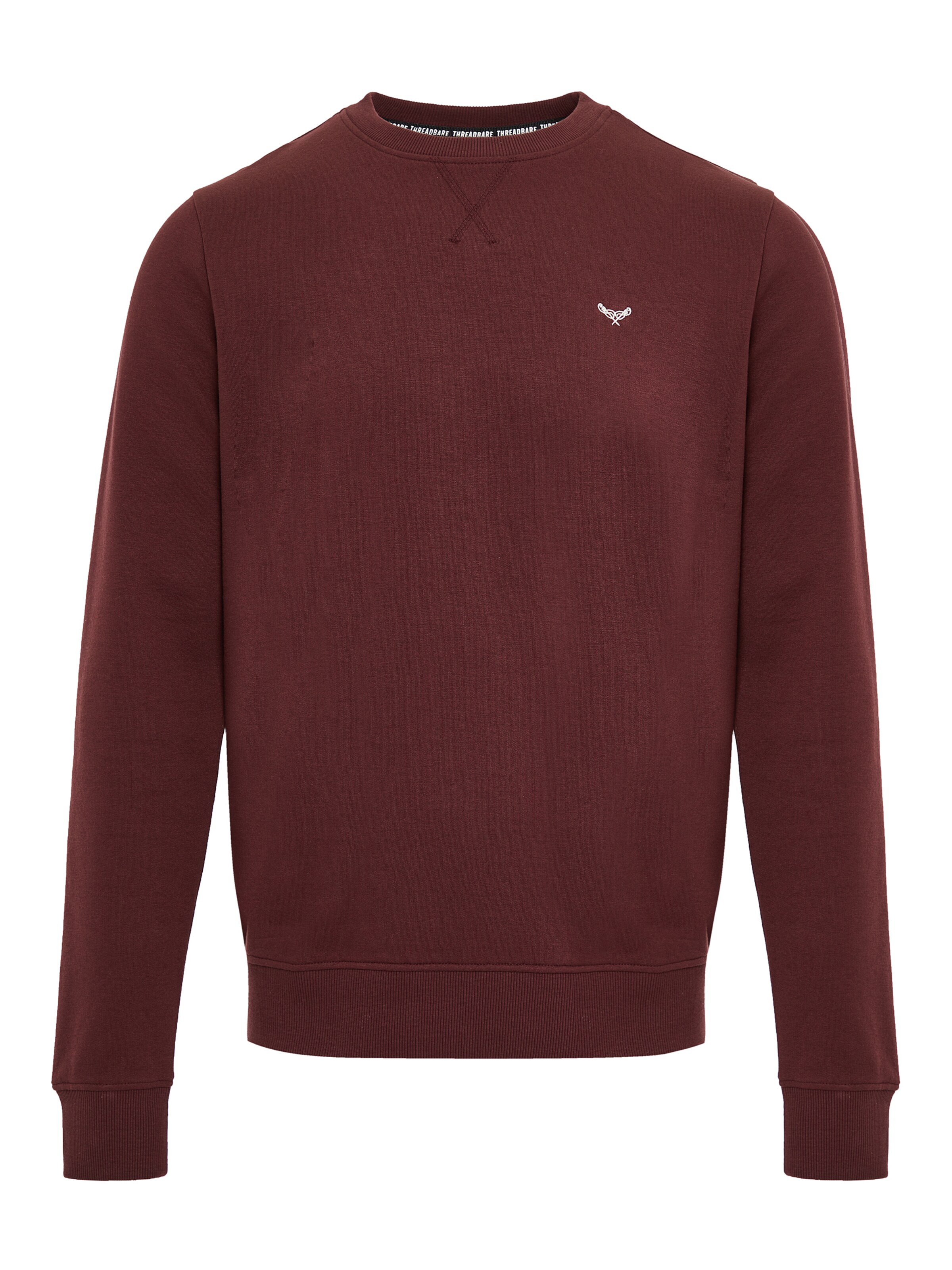 Threadbare Sweatshirt 'Satsuma' in Rot: Vorderseite