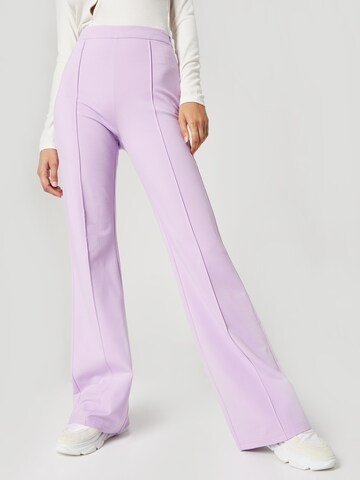 florence by mills exclusive for ABOUT YOU Flared Broek 'Spruce' in Lila