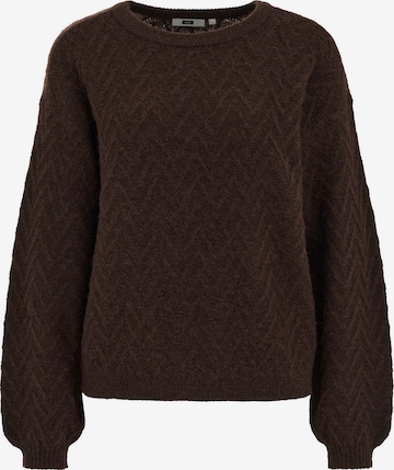 WE Fashion Neulepaita värissä ruskea: etupuoli
