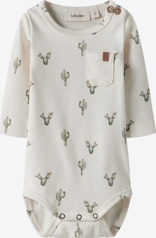 Lil'Atelier - Pijama entero/body en blanco: frente