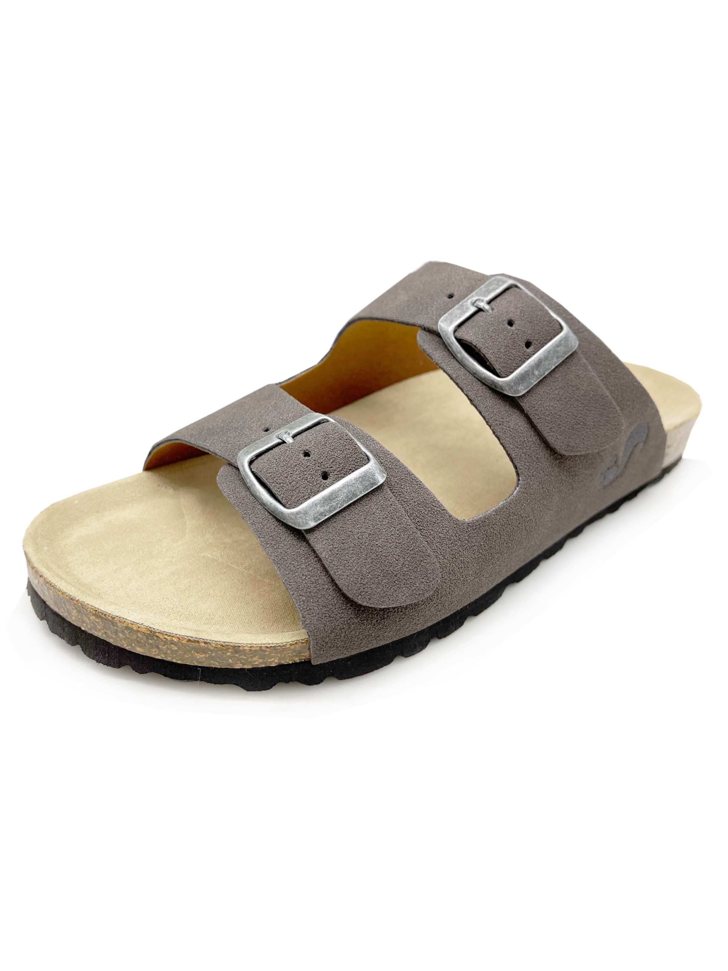 thies Mules 'thies 1856 ® Eco Bio Sandal' in Grey: front