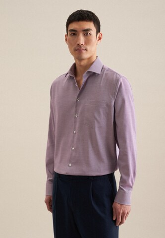 SEIDENSTICKER Regular fit Business shirt ' Regular ' in Pink: front