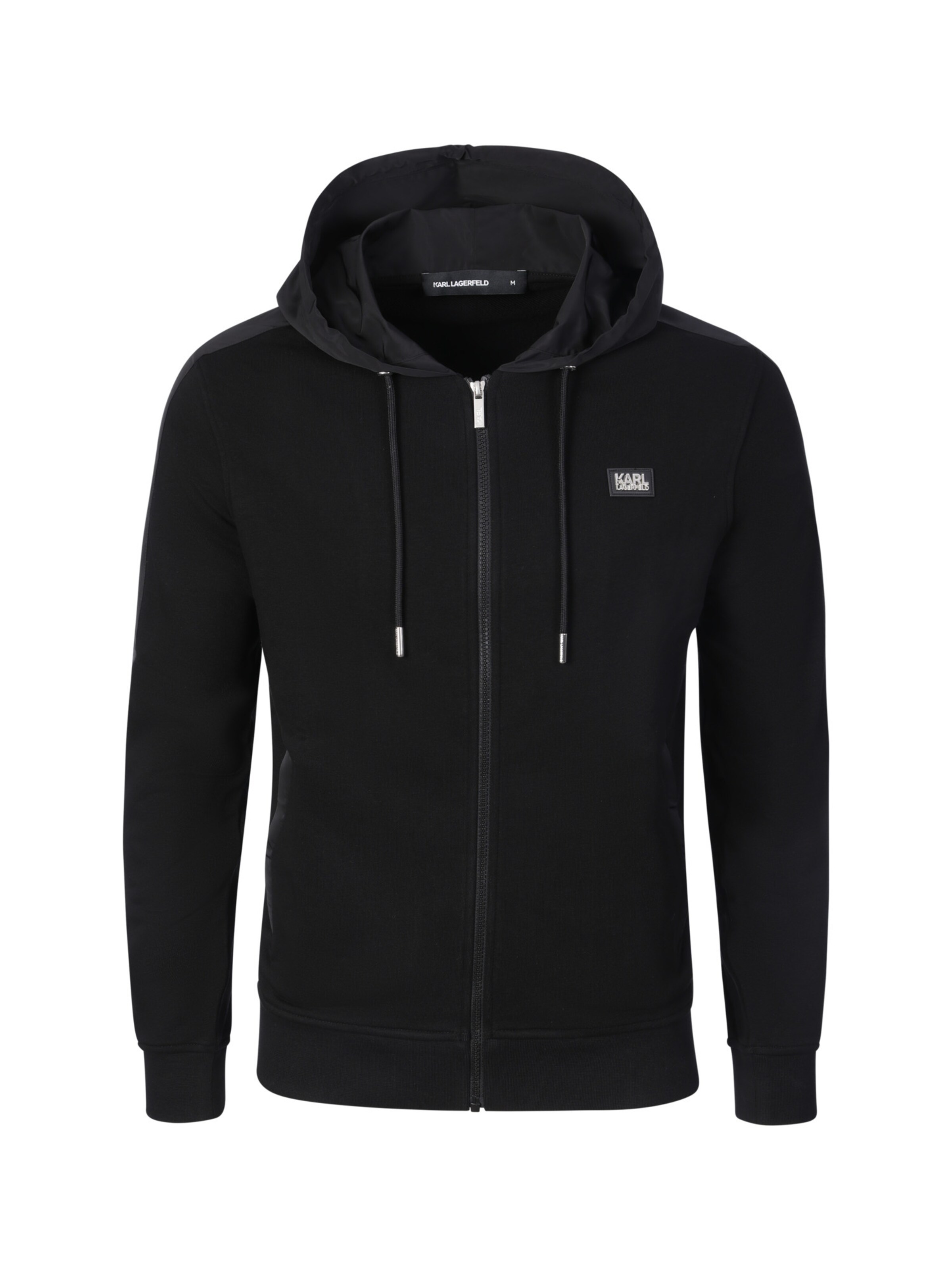 Veste de survêtement ' 705005 ' Karl Lagerfeld en noir : devant